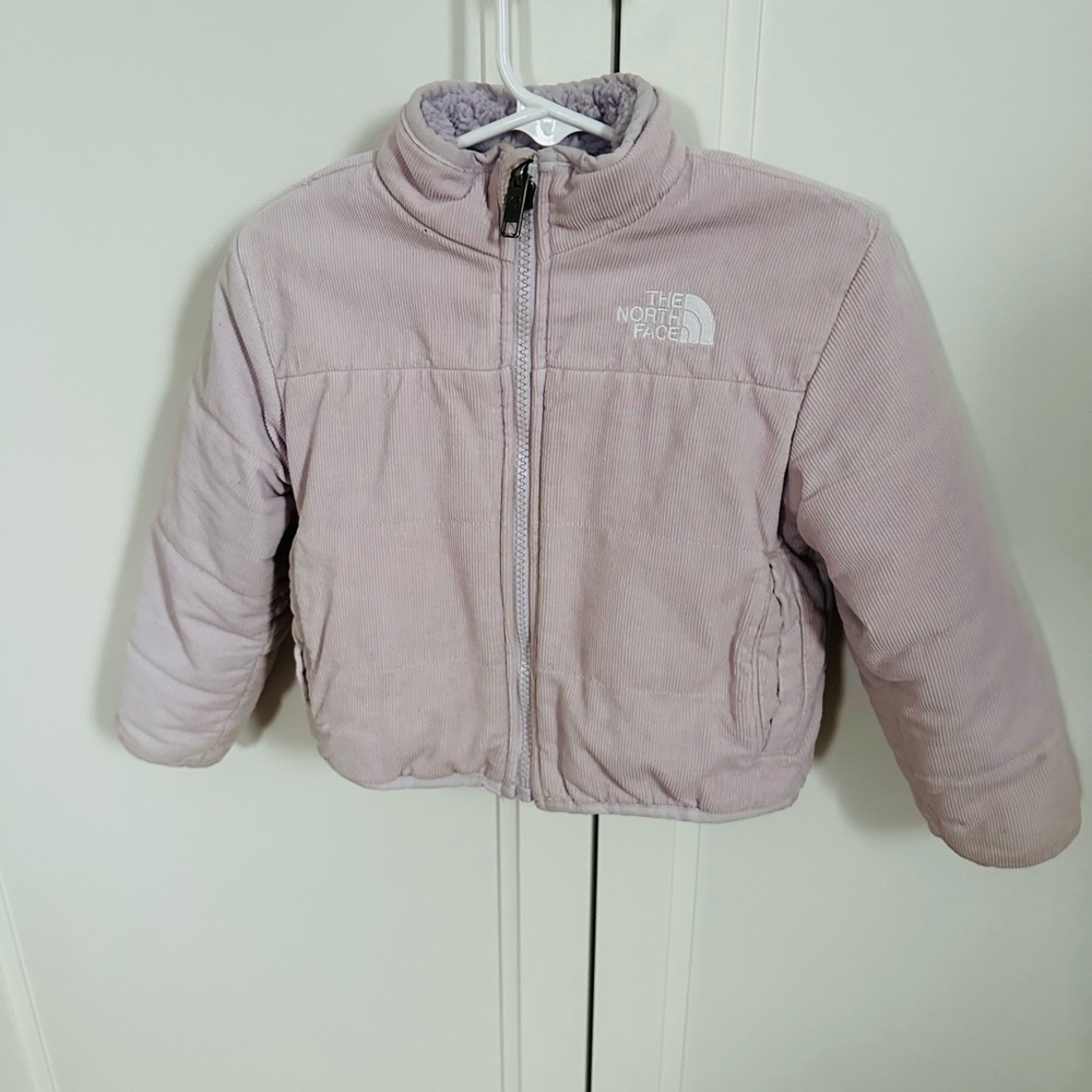 The North Face Kids Light Purple Puffer Jacket